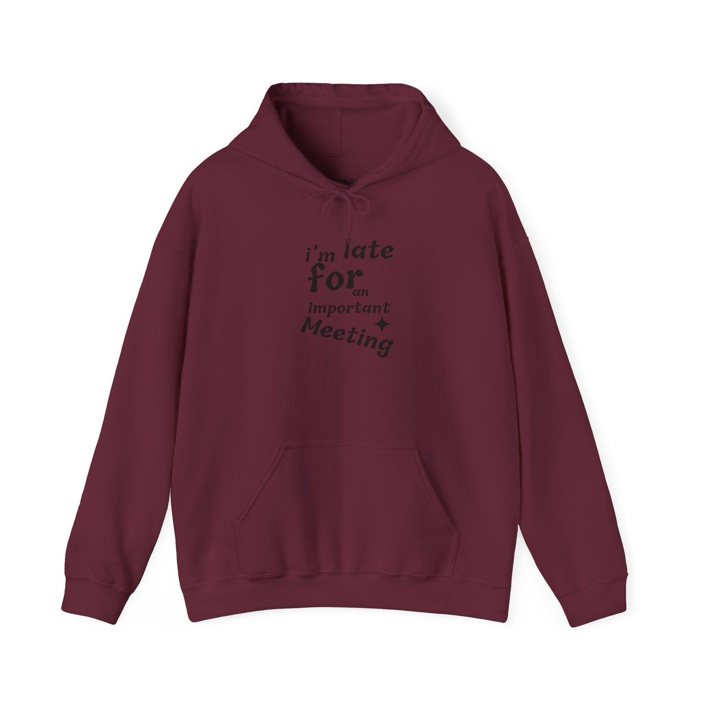 'I'm Late for an Important Meeting' - Unisex Hooded Sweatshirt - Up In Arms