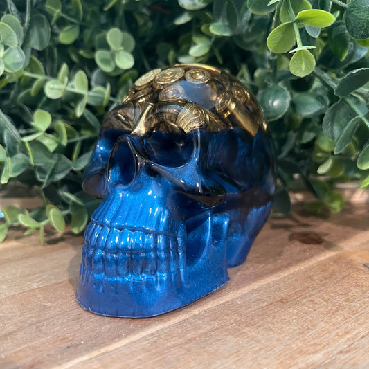 Blue and Black Skull - Up In Arms