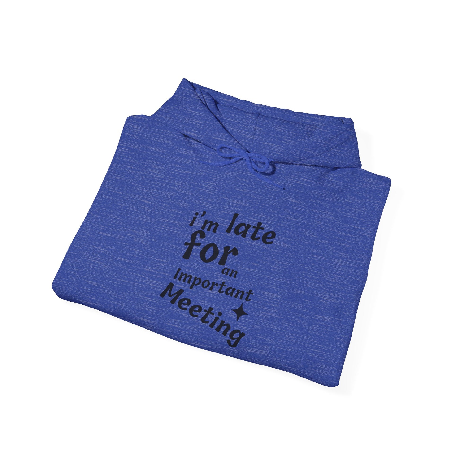 'I'm Late for an Important Meeting' - Unisex Hooded Sweatshirt - Up In Arms