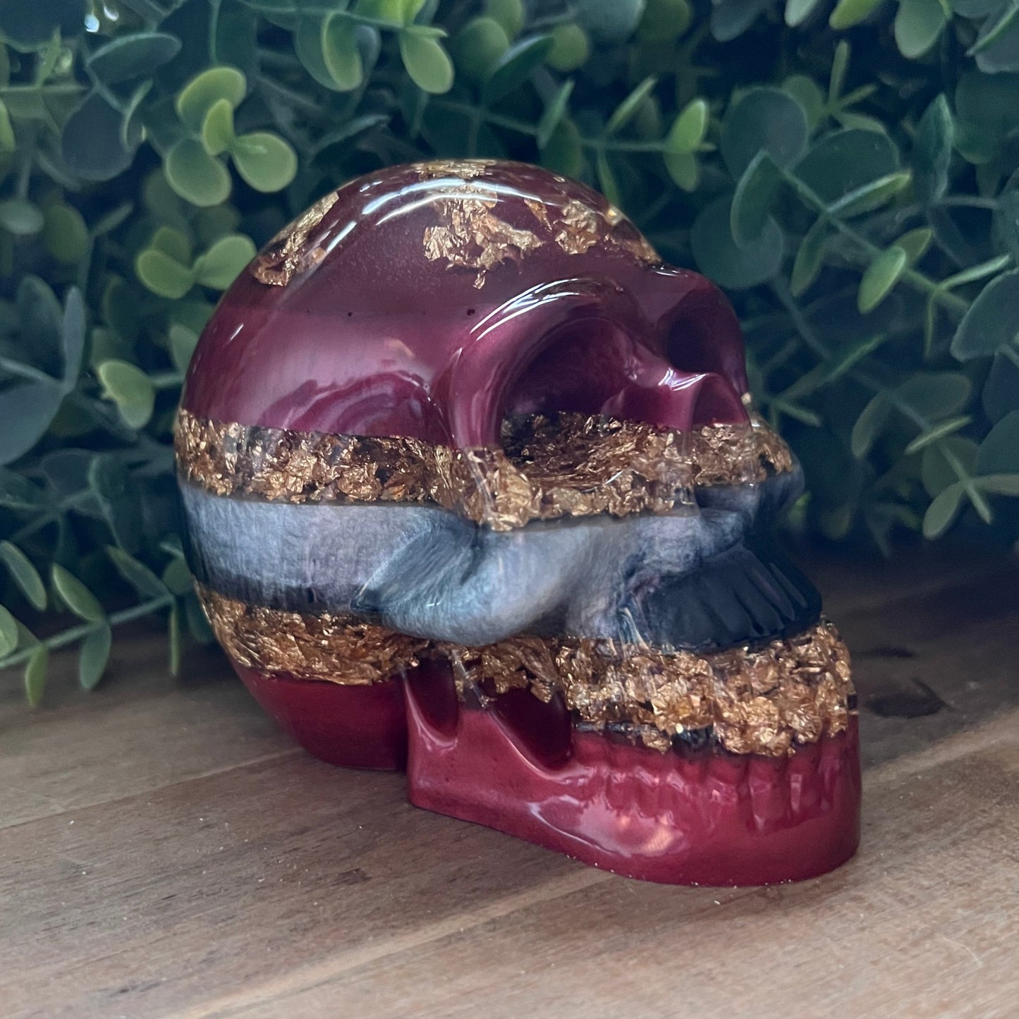 Red and Gold Layered Skull - Up In Arms