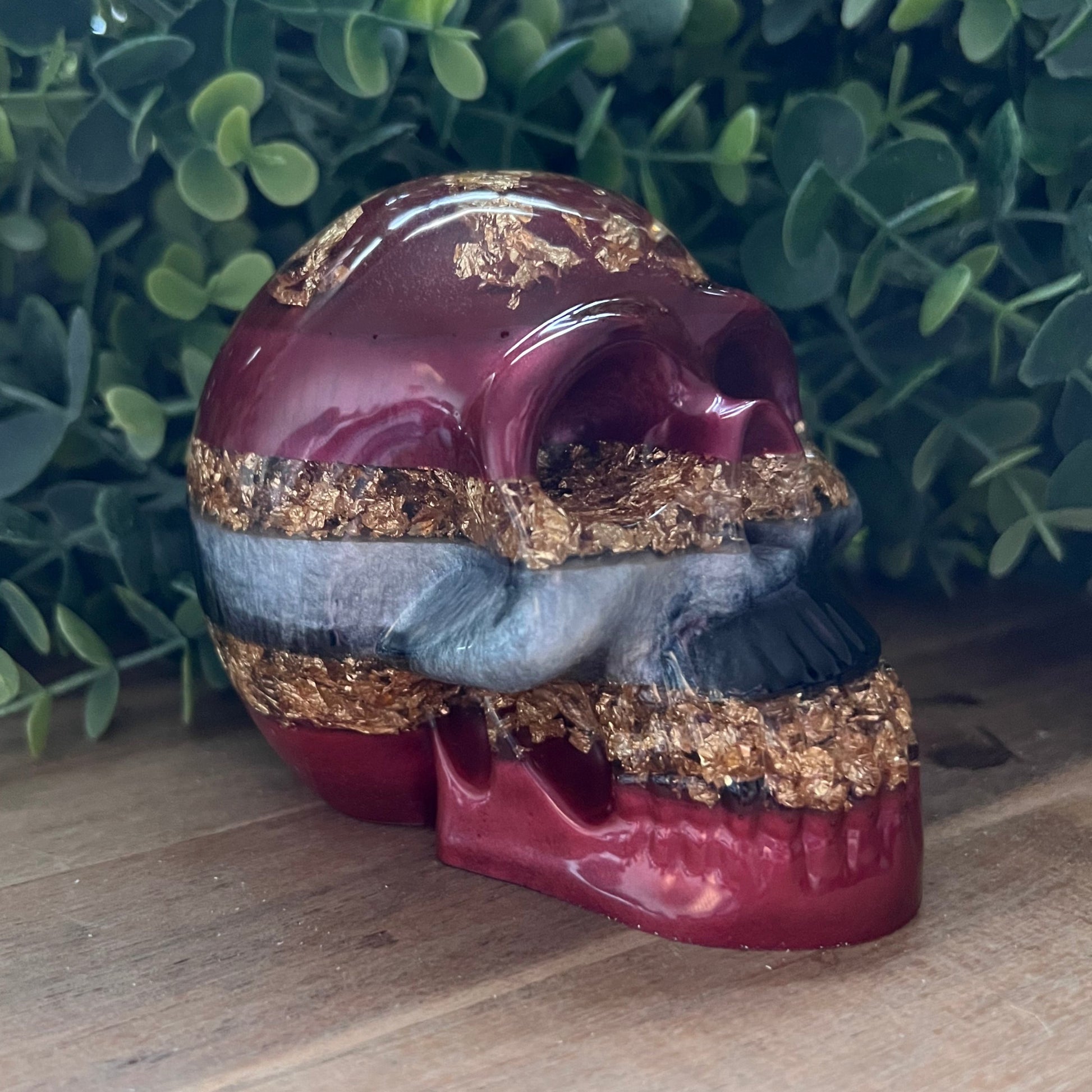 Red and Gold Layered Skull - Up In Arms