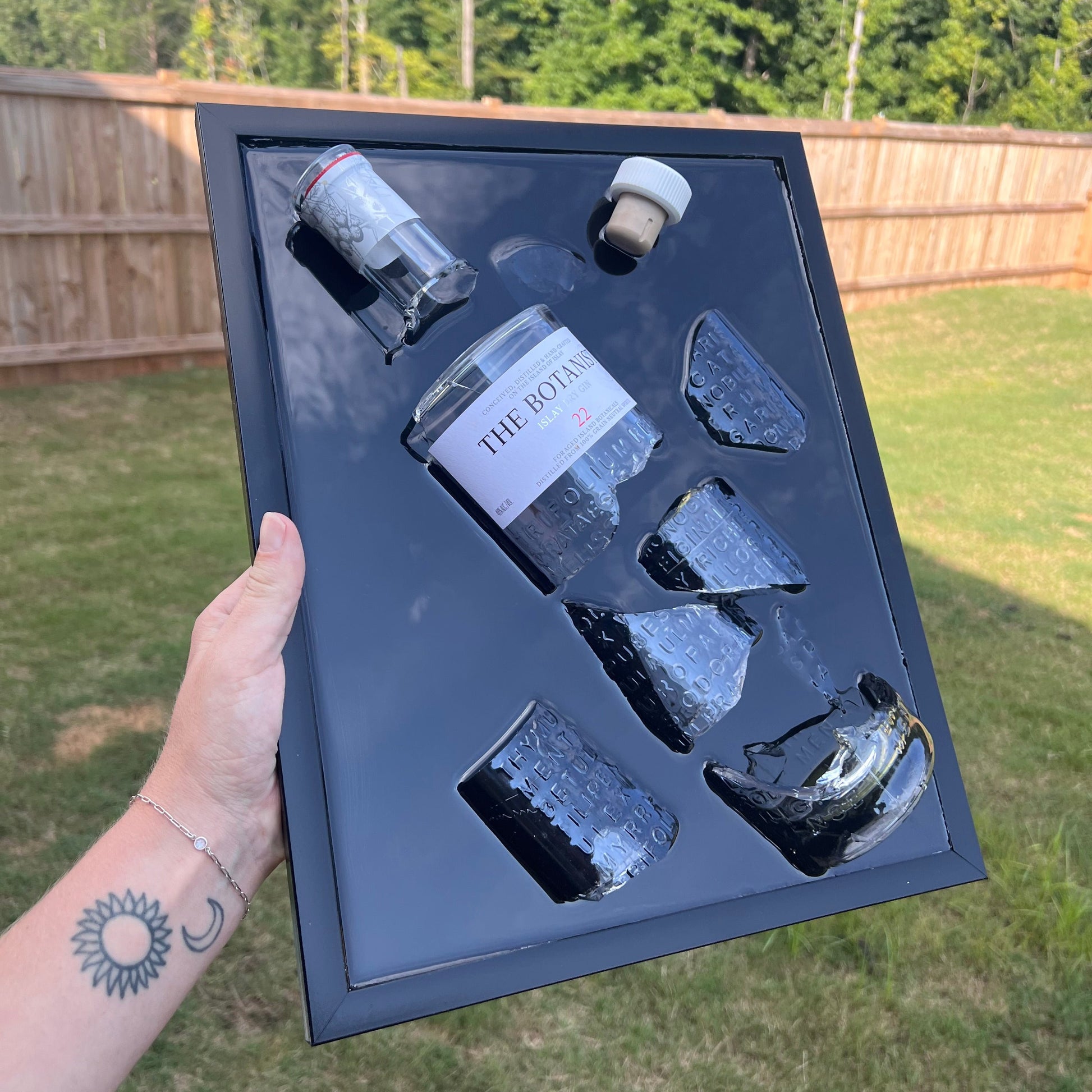 The Botanist Broken Bottle Wall Décor - Up In Arms