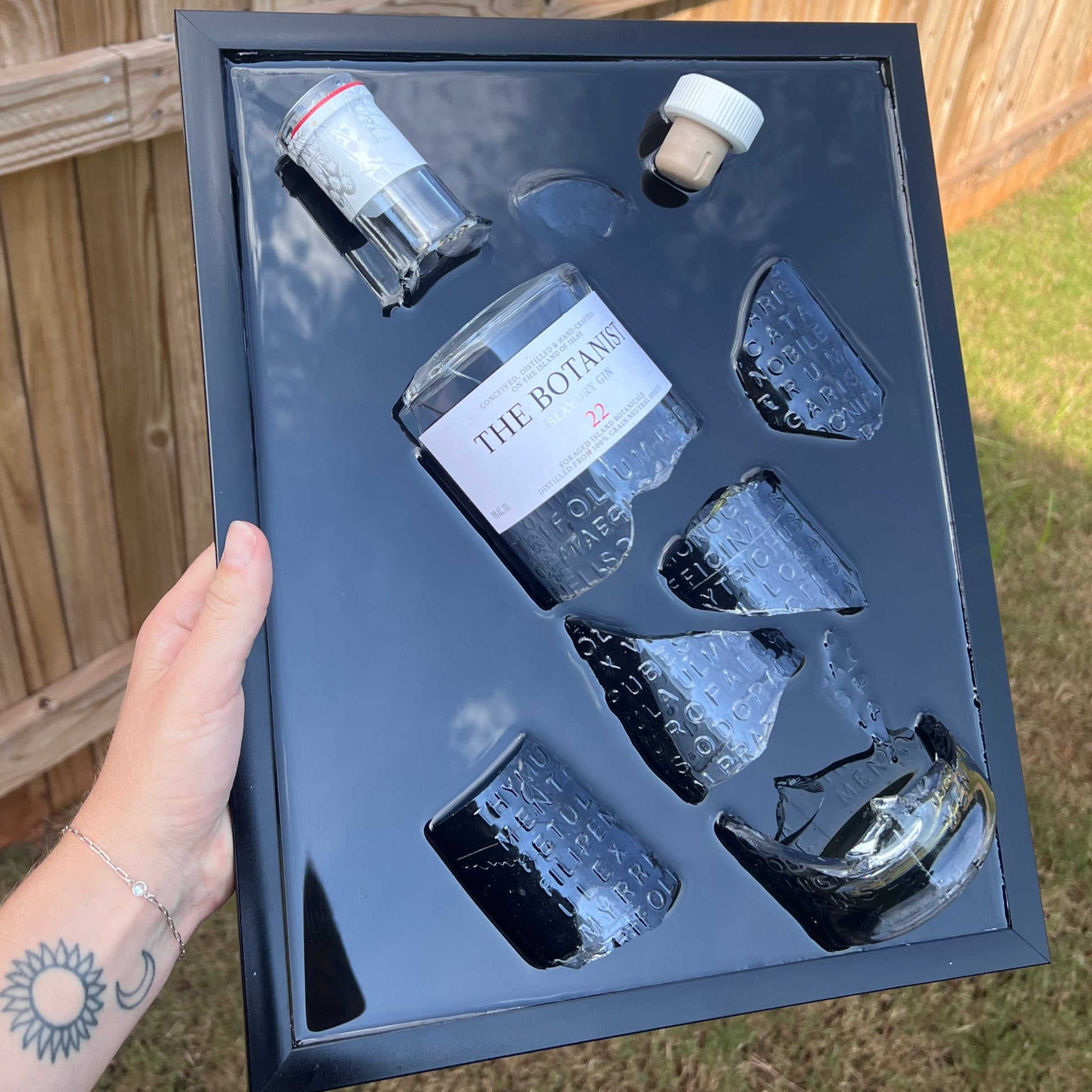 The Botanist Broken Bottle Wall Décor - Up In Arms