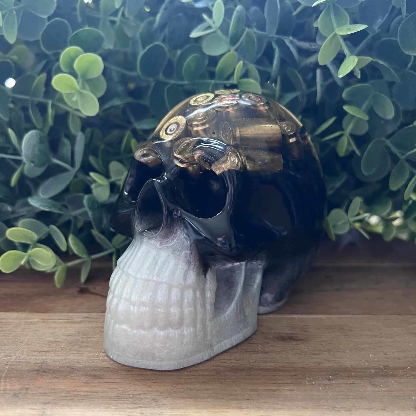 Black and White Bullet Skull - Up In Arms