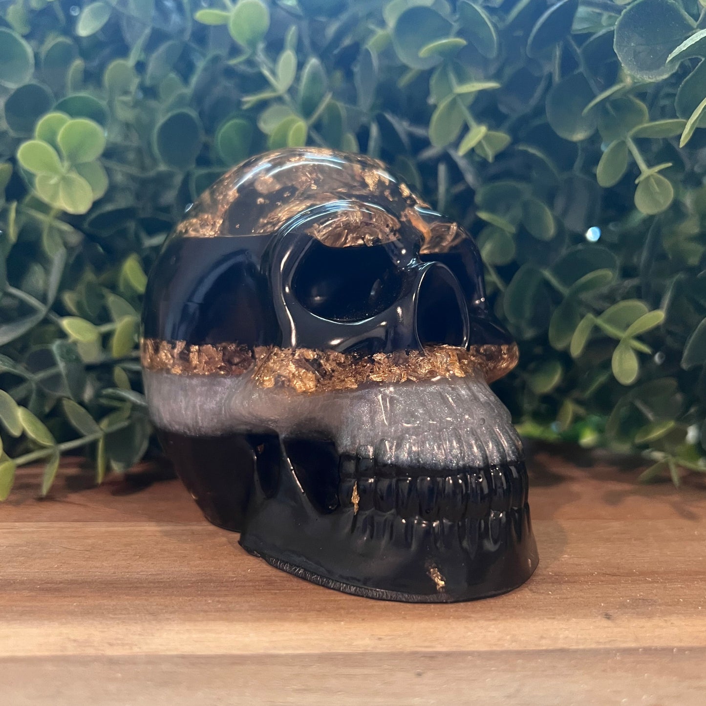 Black and Gold Layered Skull - Up In Arms