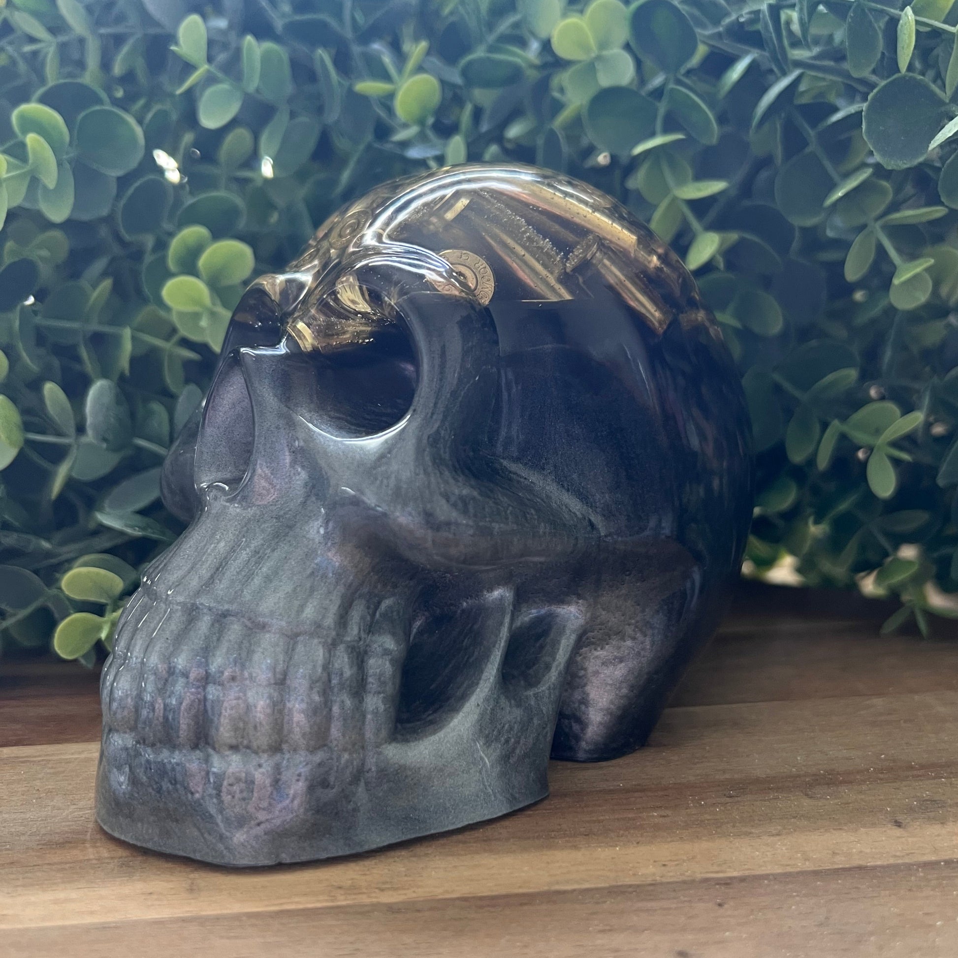 Large Silver and Black Bullet Skull - Up In Arms