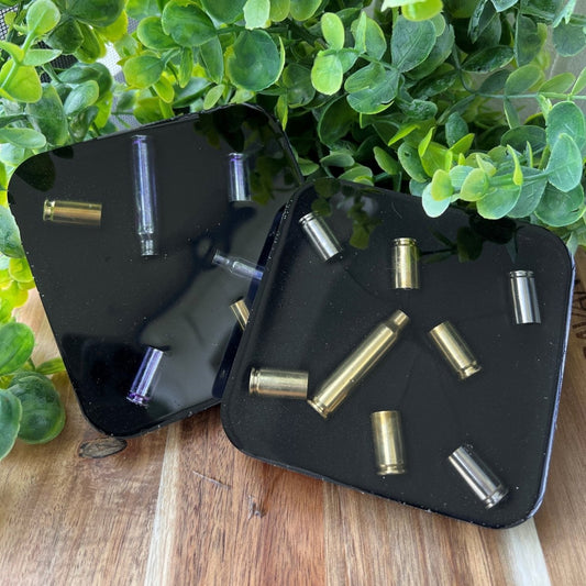 Square Bullet Coasters - Multiple color options - Up In Arms