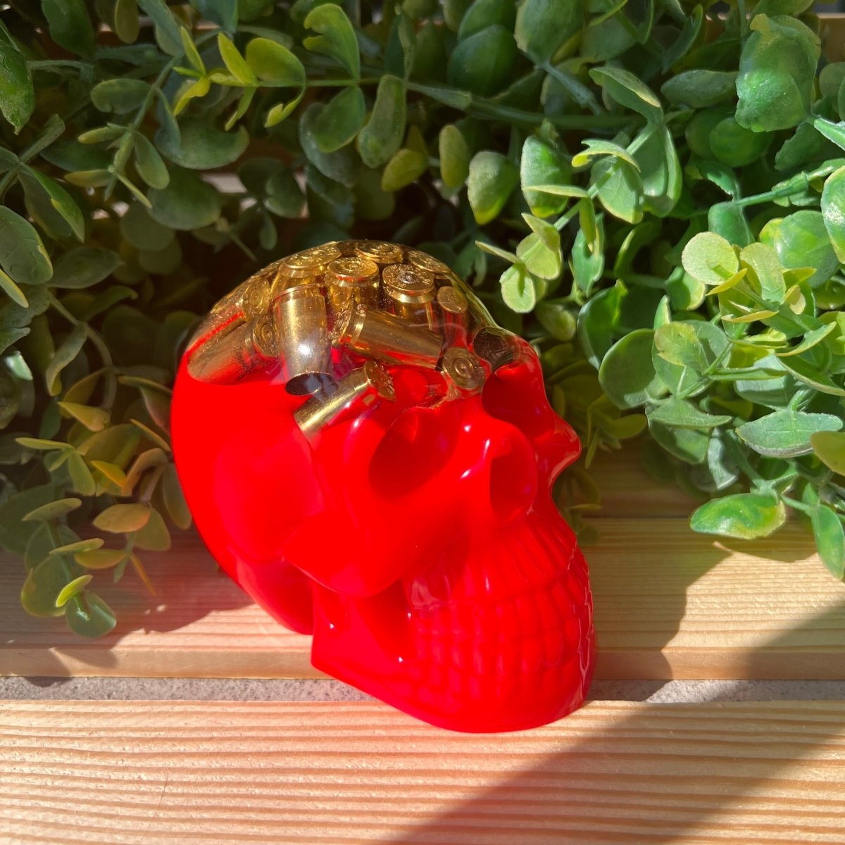 Blemished Pink Bullet Skull - Up In Arms