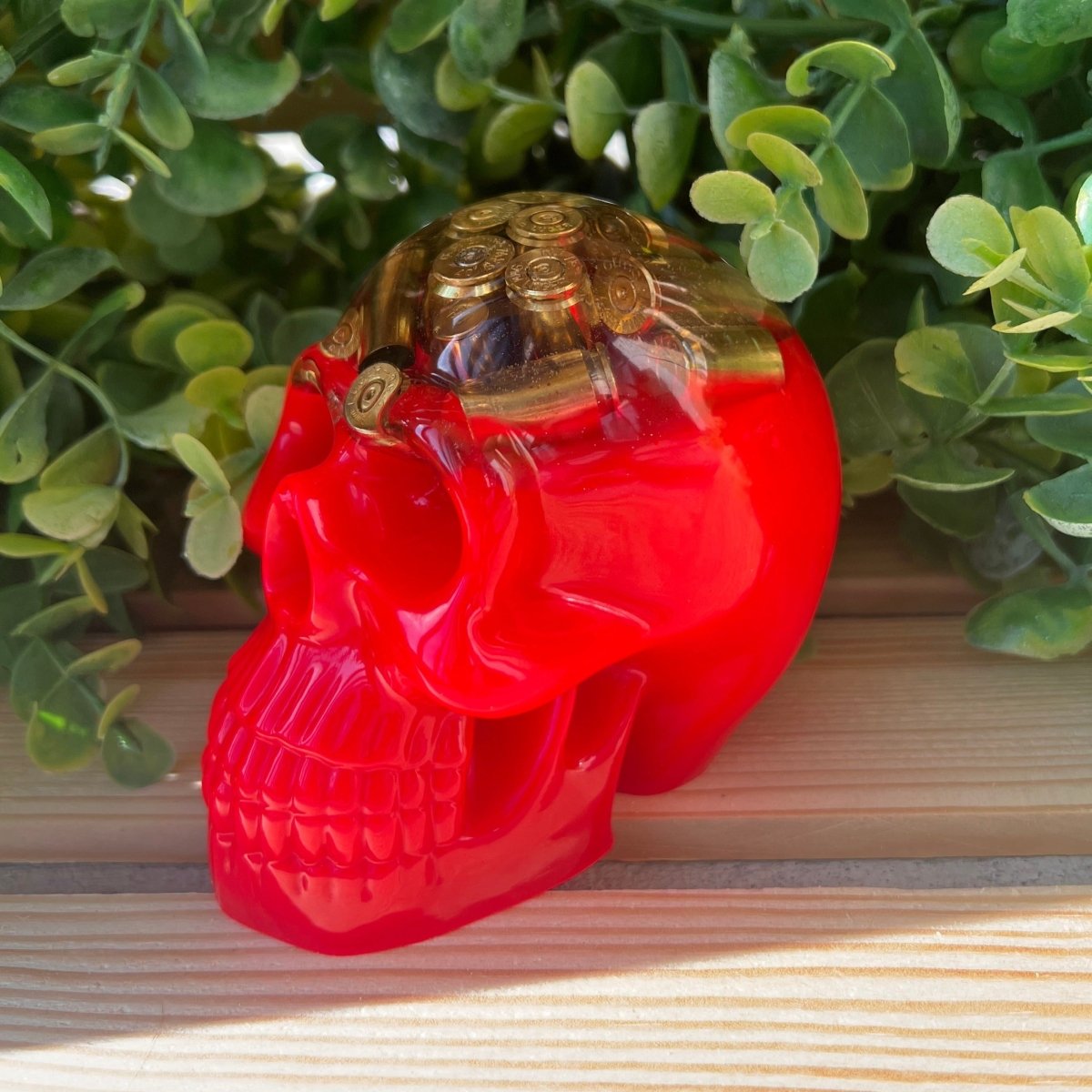 Blemished Pink Bullet Skull - Up In Arms