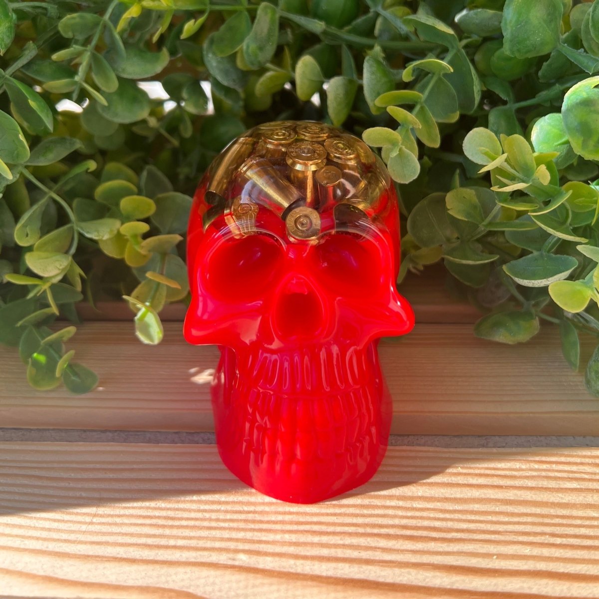 Blemished Pink Bullet Skull - Up In Arms