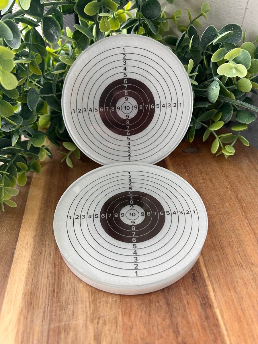 Blemished Target Coaster - Up In Arms