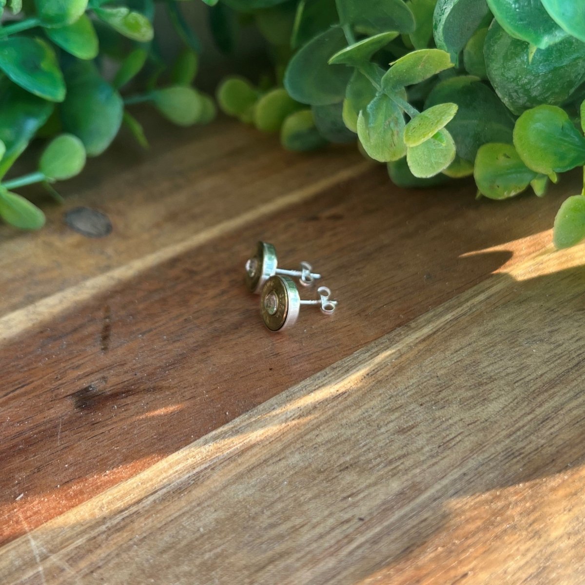 9mm Earring Stud With Crystal - Up In Arms