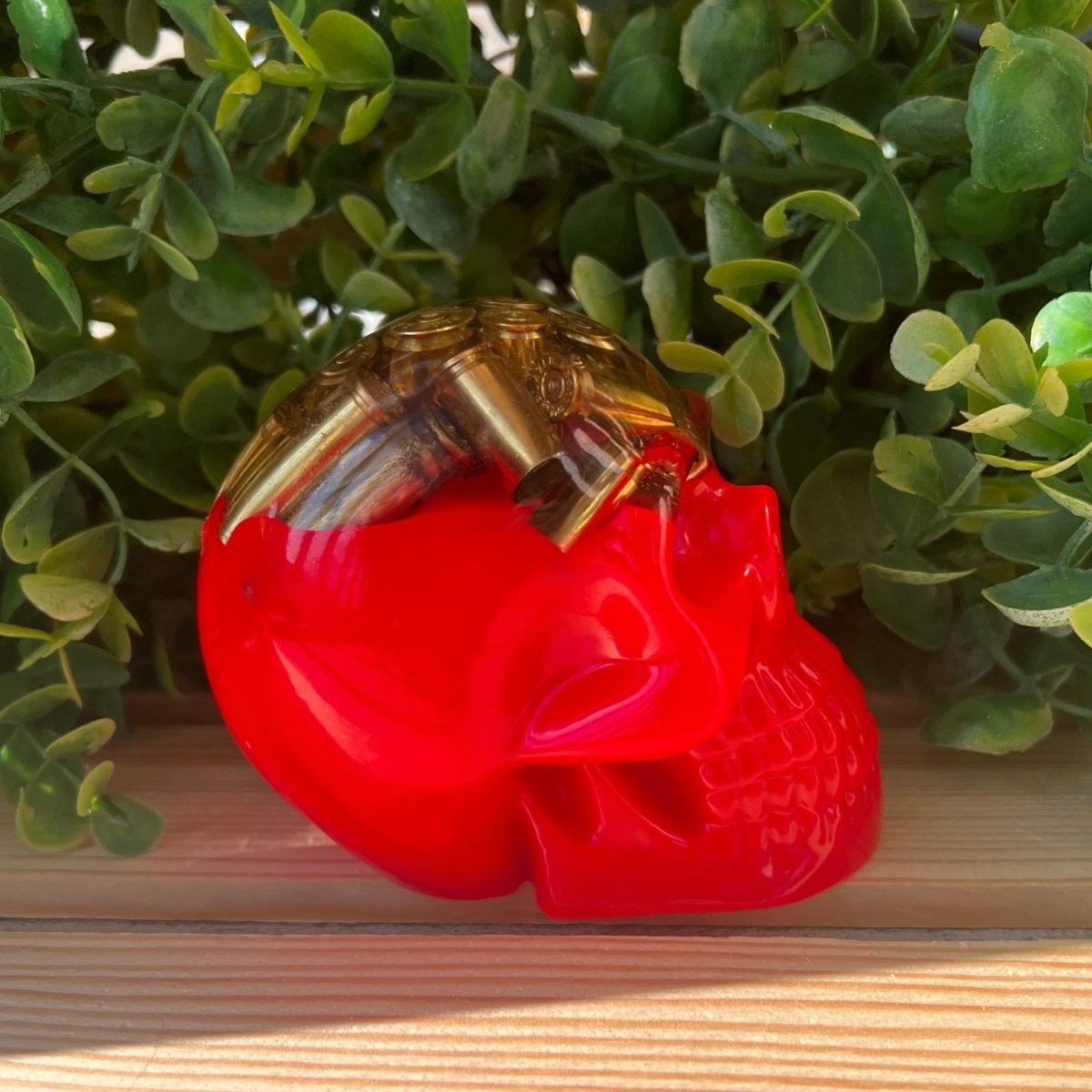 Blemished Pink Bullet Skull - Up In Arms