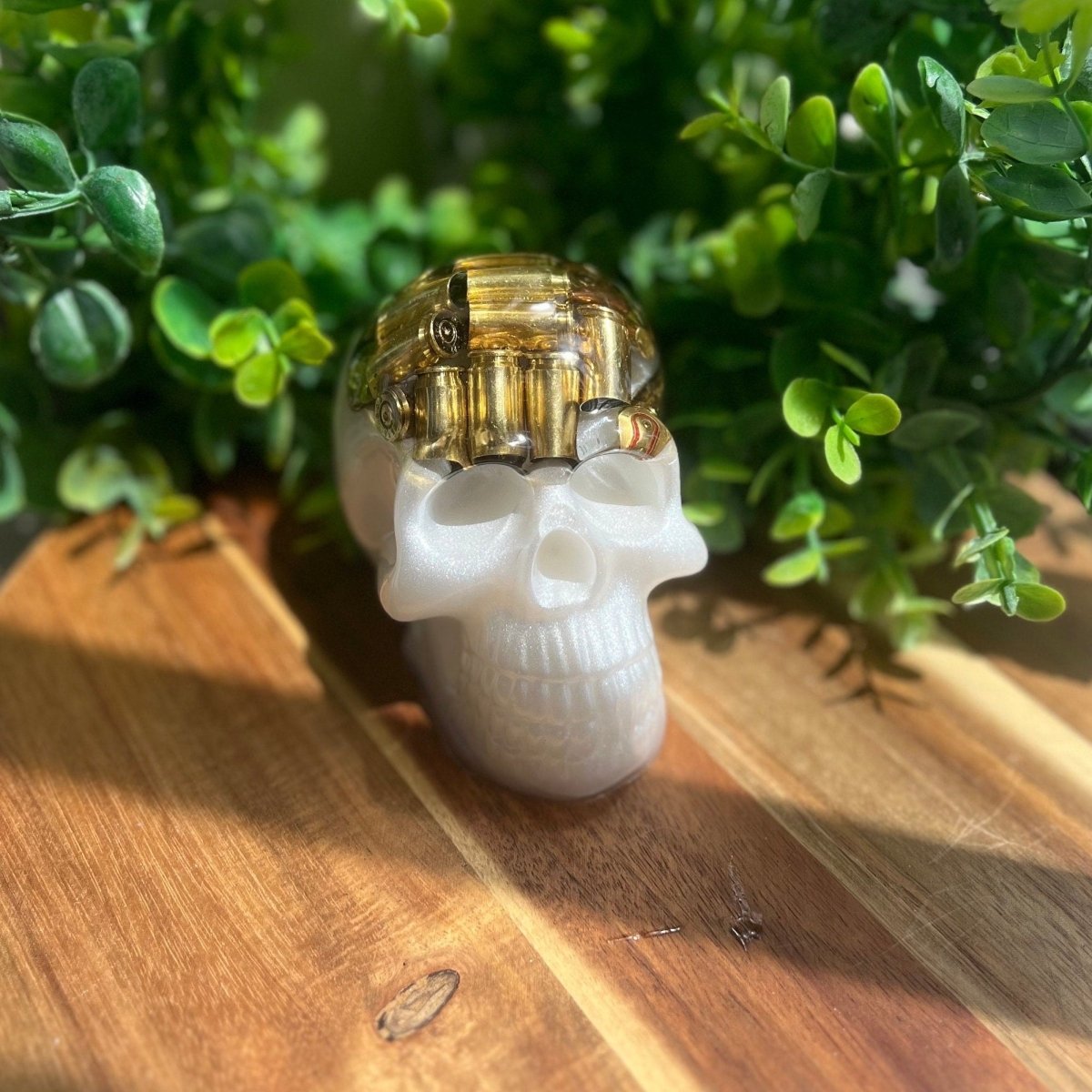 White Bullet Skull - Up In Arms