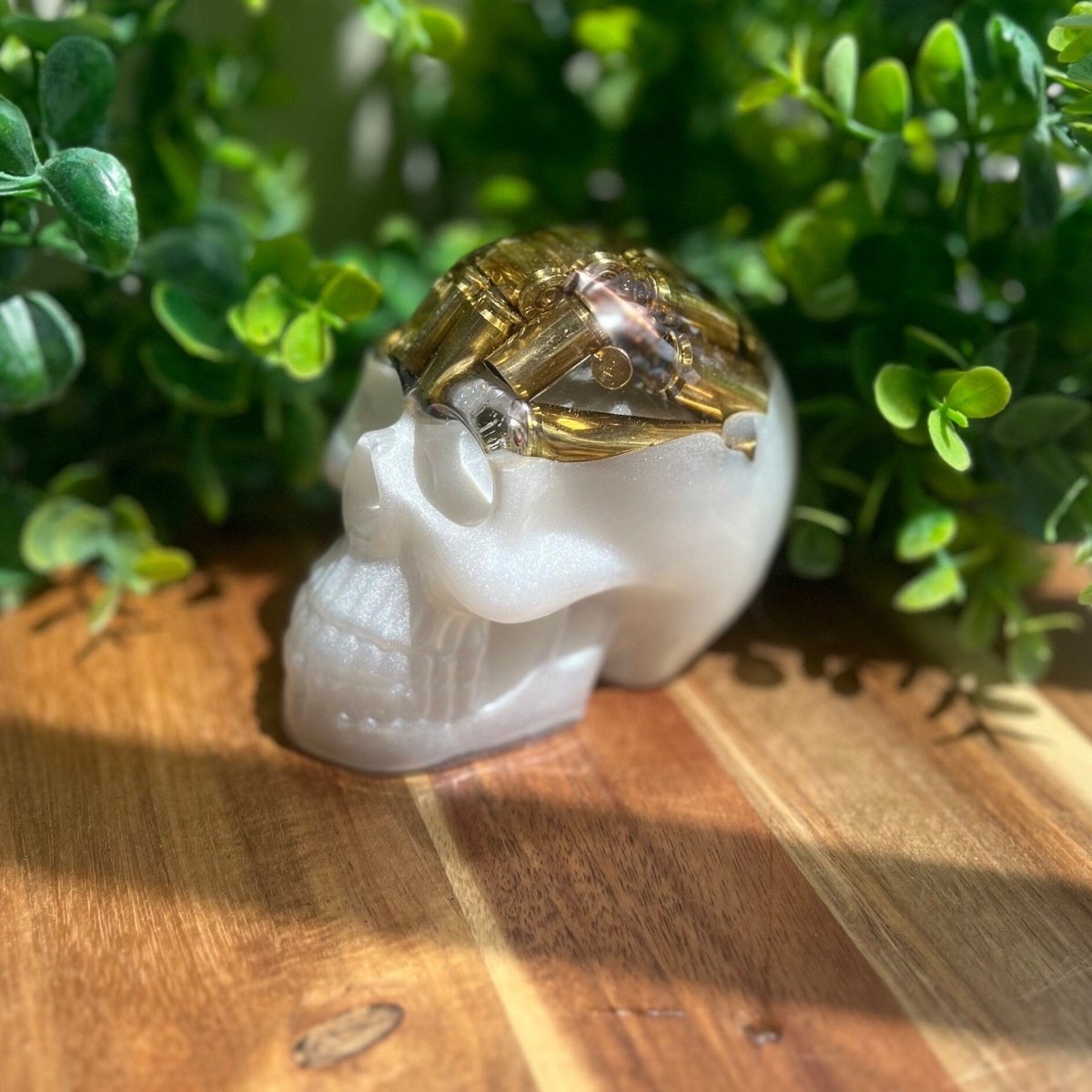 White Bullet Skull - Up In Arms