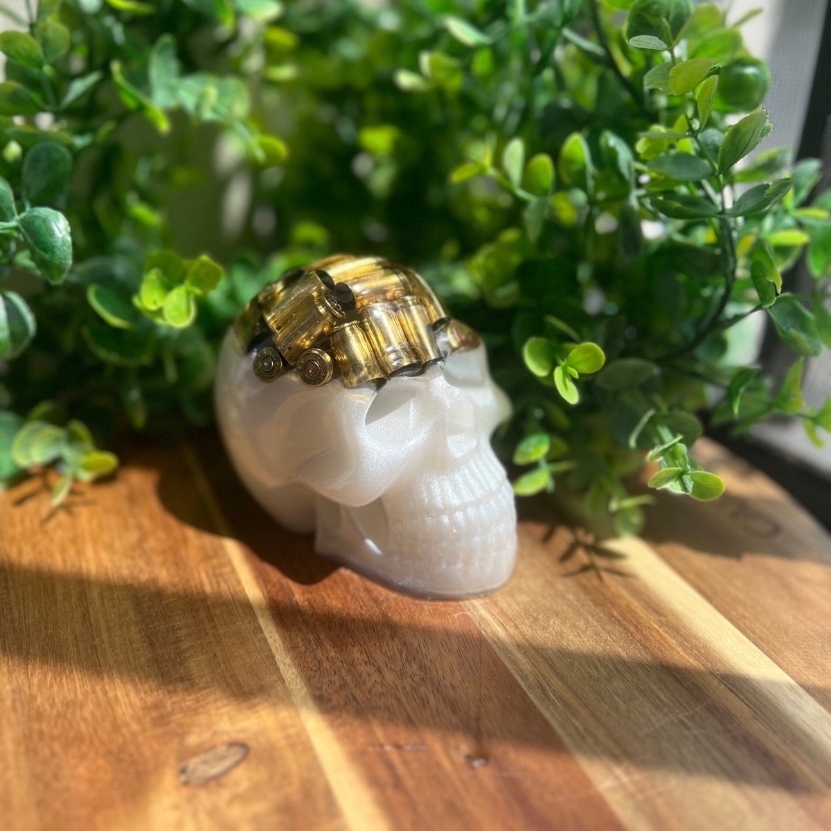 White Bullet Skull - Up In Arms