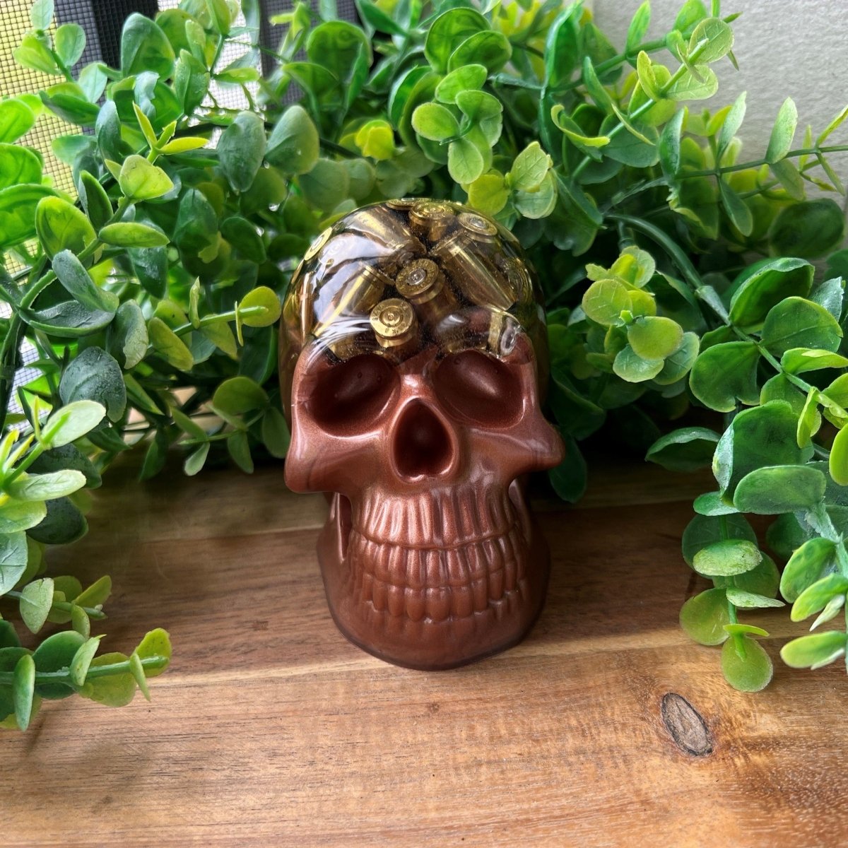 Rose Gold Bullet Skull - Up In Arms