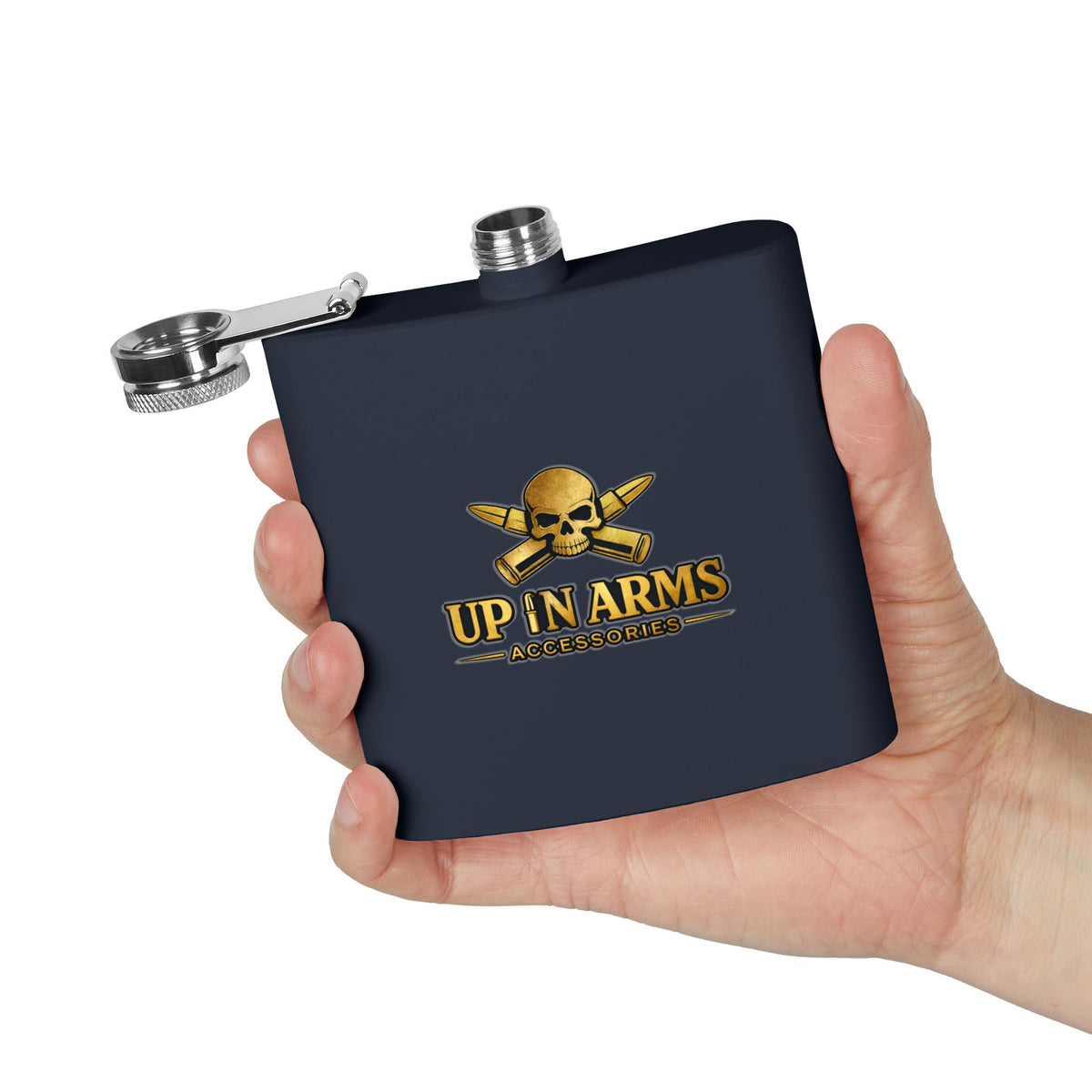Up In Arms 6oz Stainless Steel Flask
