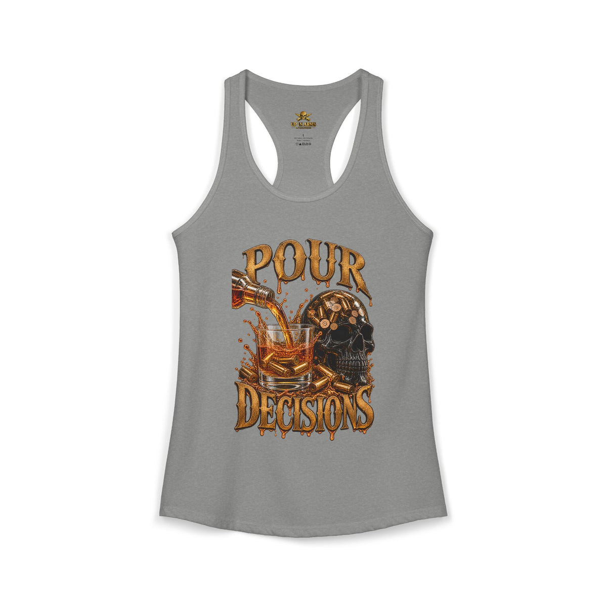 Pour Decisions racer Back Tank Top