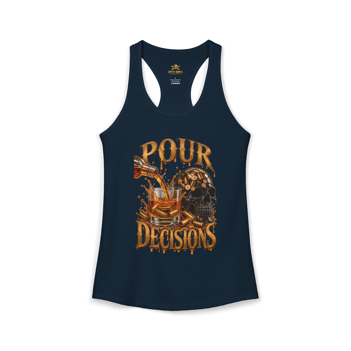 Pour Decisions racer Back Tank Top