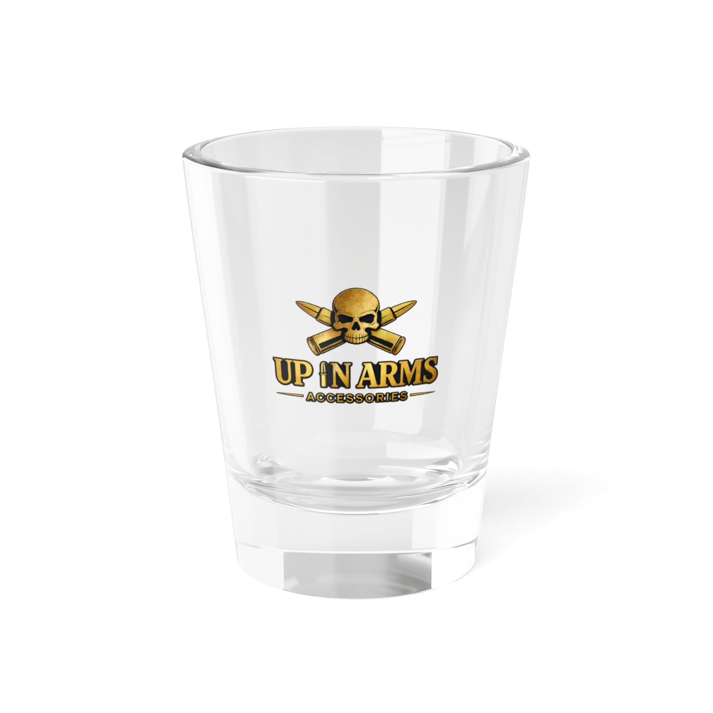 Up In Arms Shot Glass — 1.5oz Military-Inspired Bar Glass