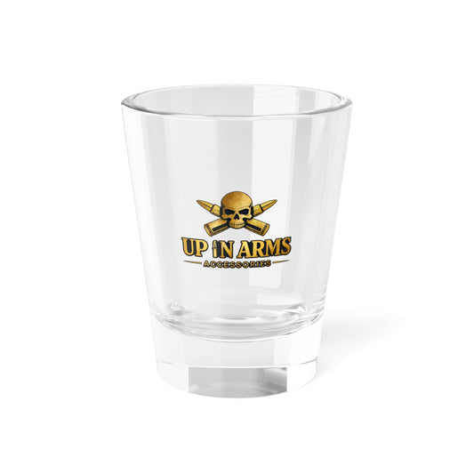 Up In Arms Shot Glass — 1.5oz Military-Inspired Bar Glass