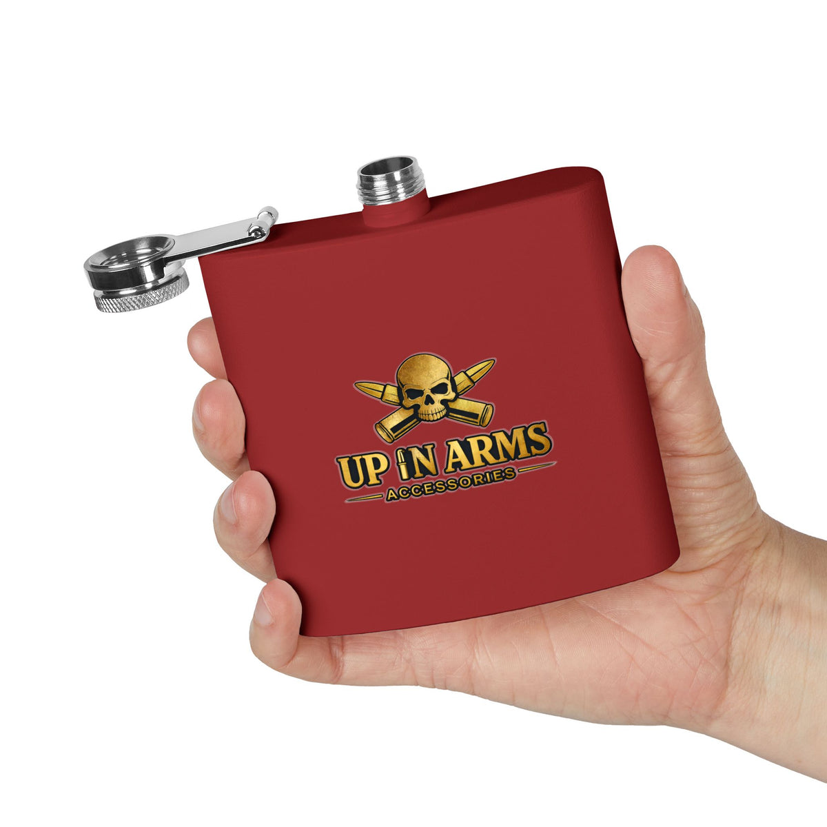 Up In Arms 6oz Stainless Steel Flask