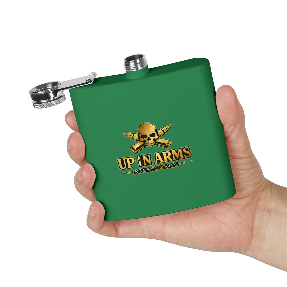 Up In Arms 6oz Stainless Steel Flask