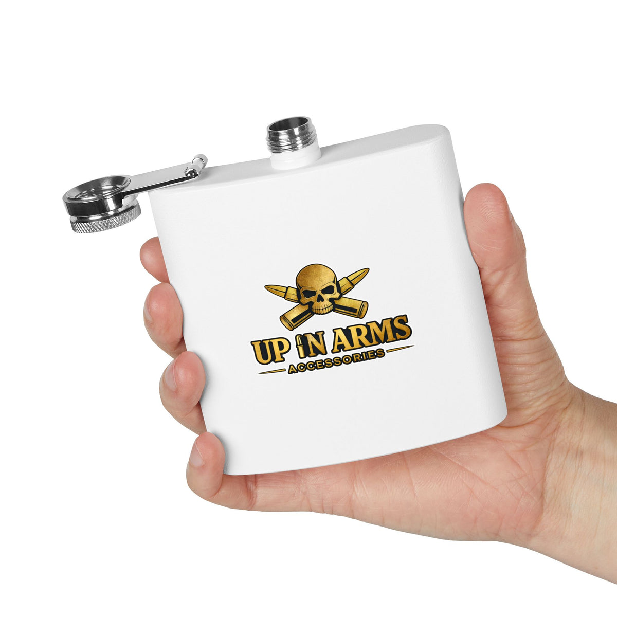 Up In Arms 6oz Stainless Steel Flask