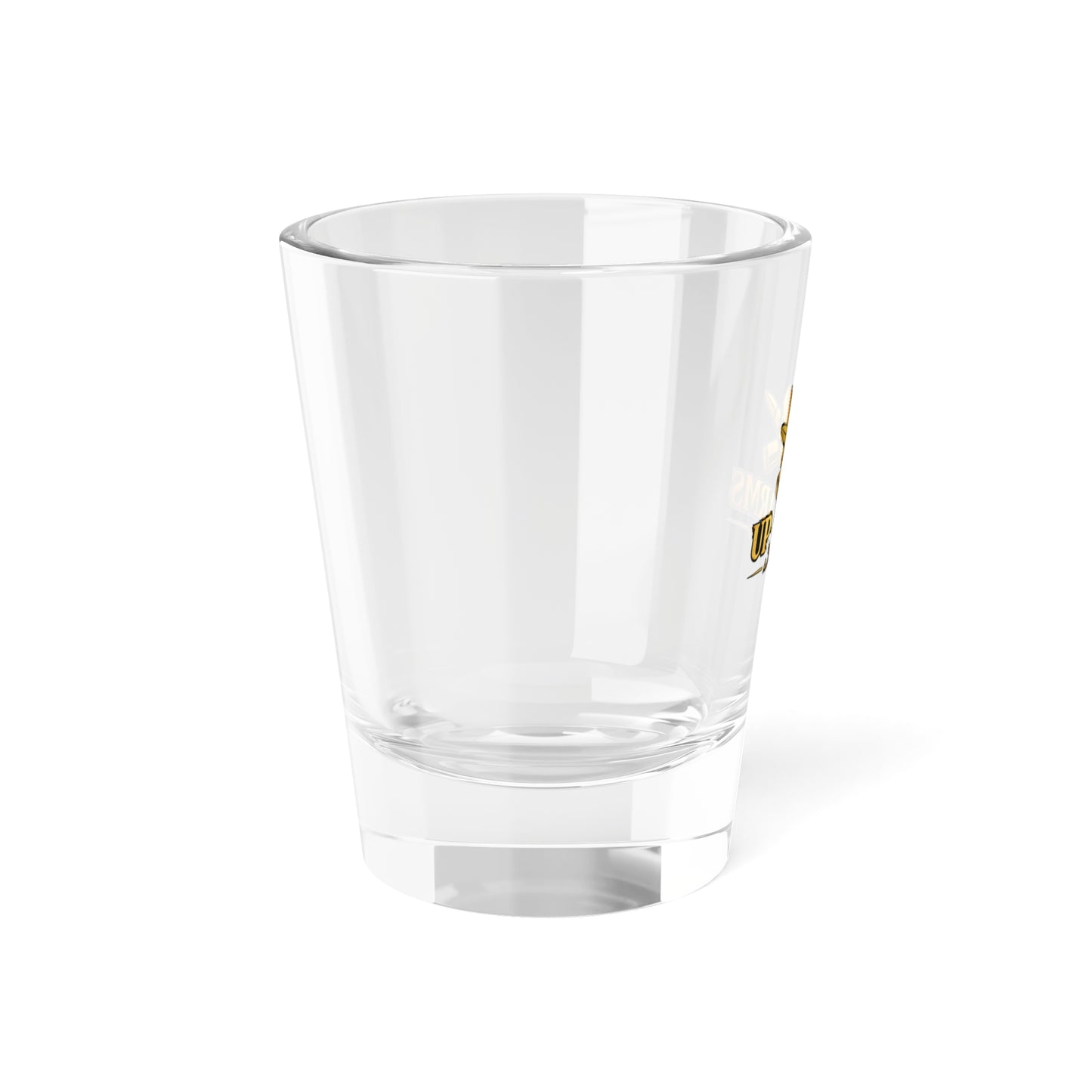 Up In Arms Shot Glass — 1.5oz Military-Inspired Bar Glass