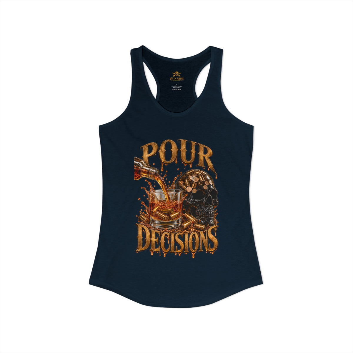 Pour Decisions racer Back Tank Top