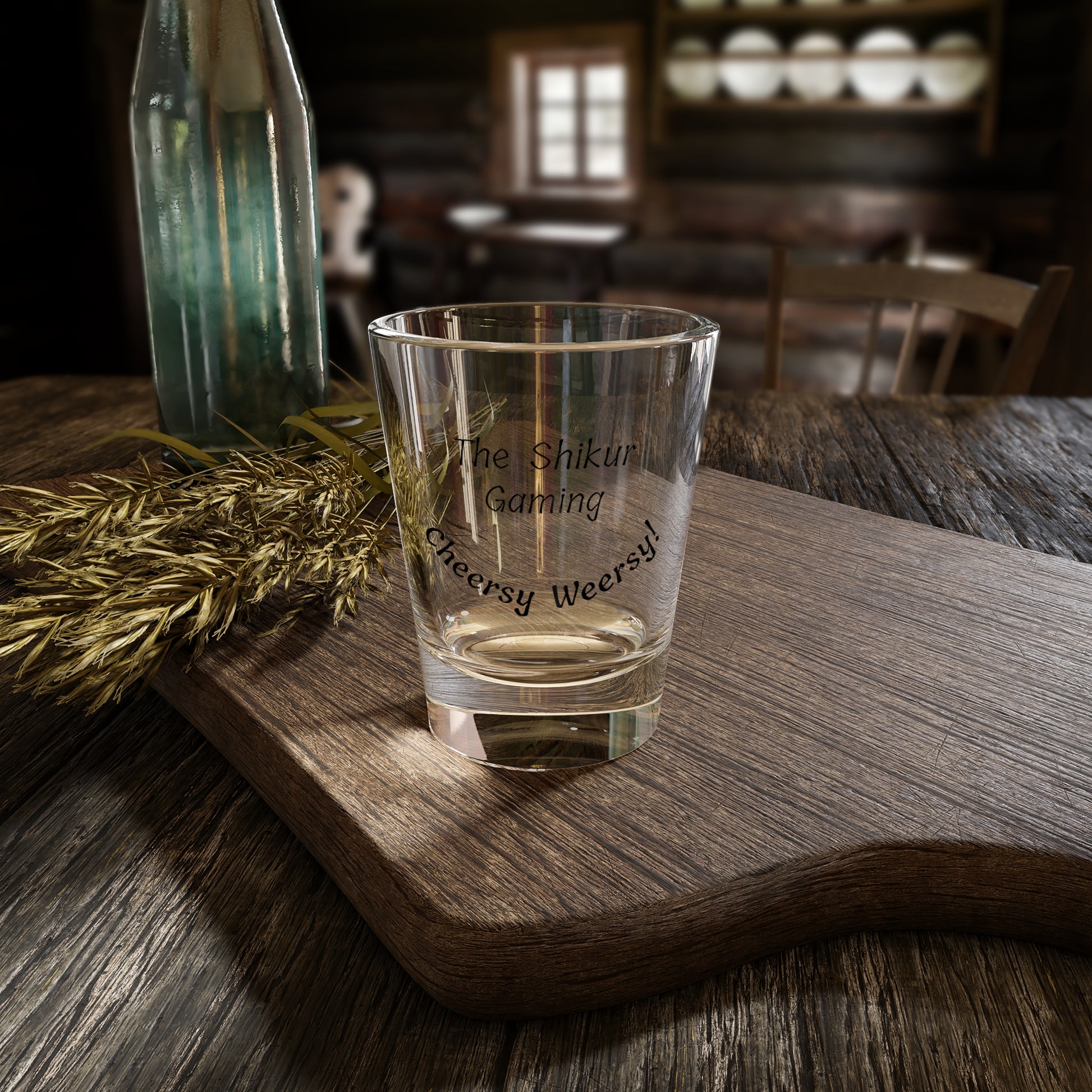 Cheersy-Weersy Shot Glass - Up In Arms