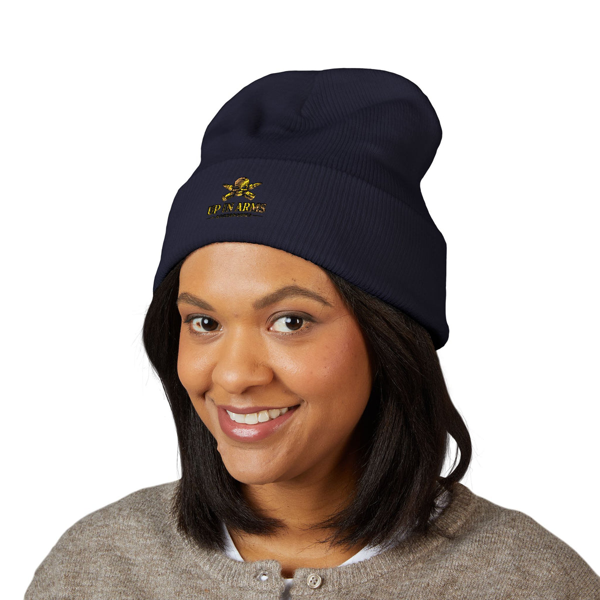 Up In Arms Bee Cuffed Beanie