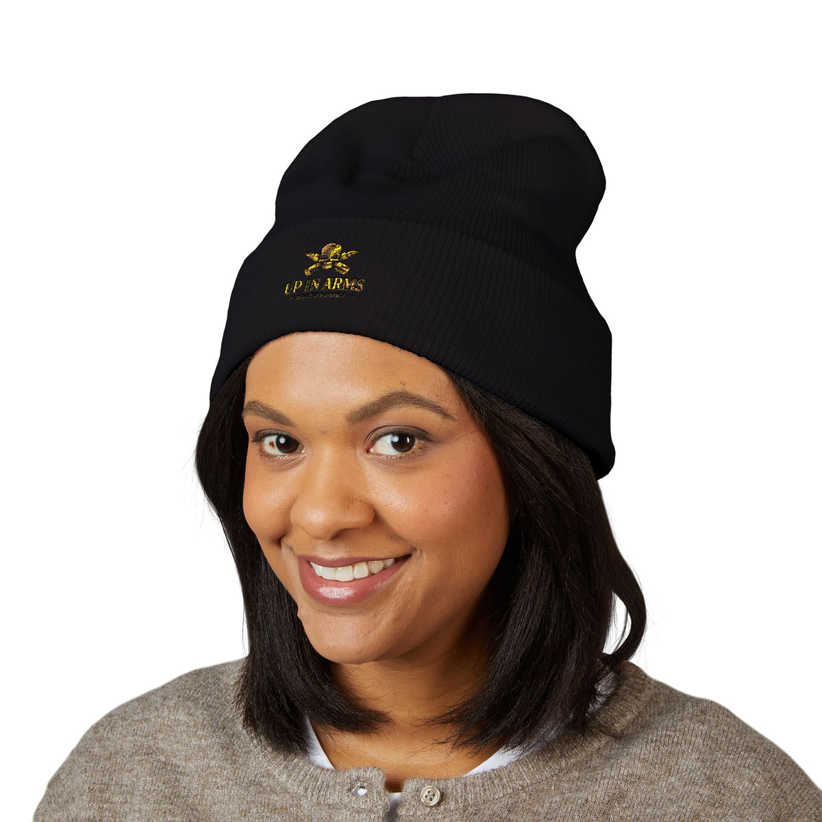 Up In Arms Bee Cuffed Beanie