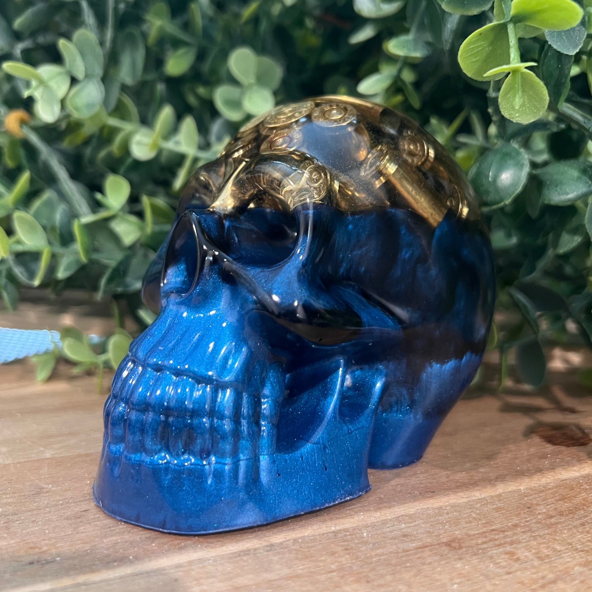 Blue and Black Skull - Up In Arms