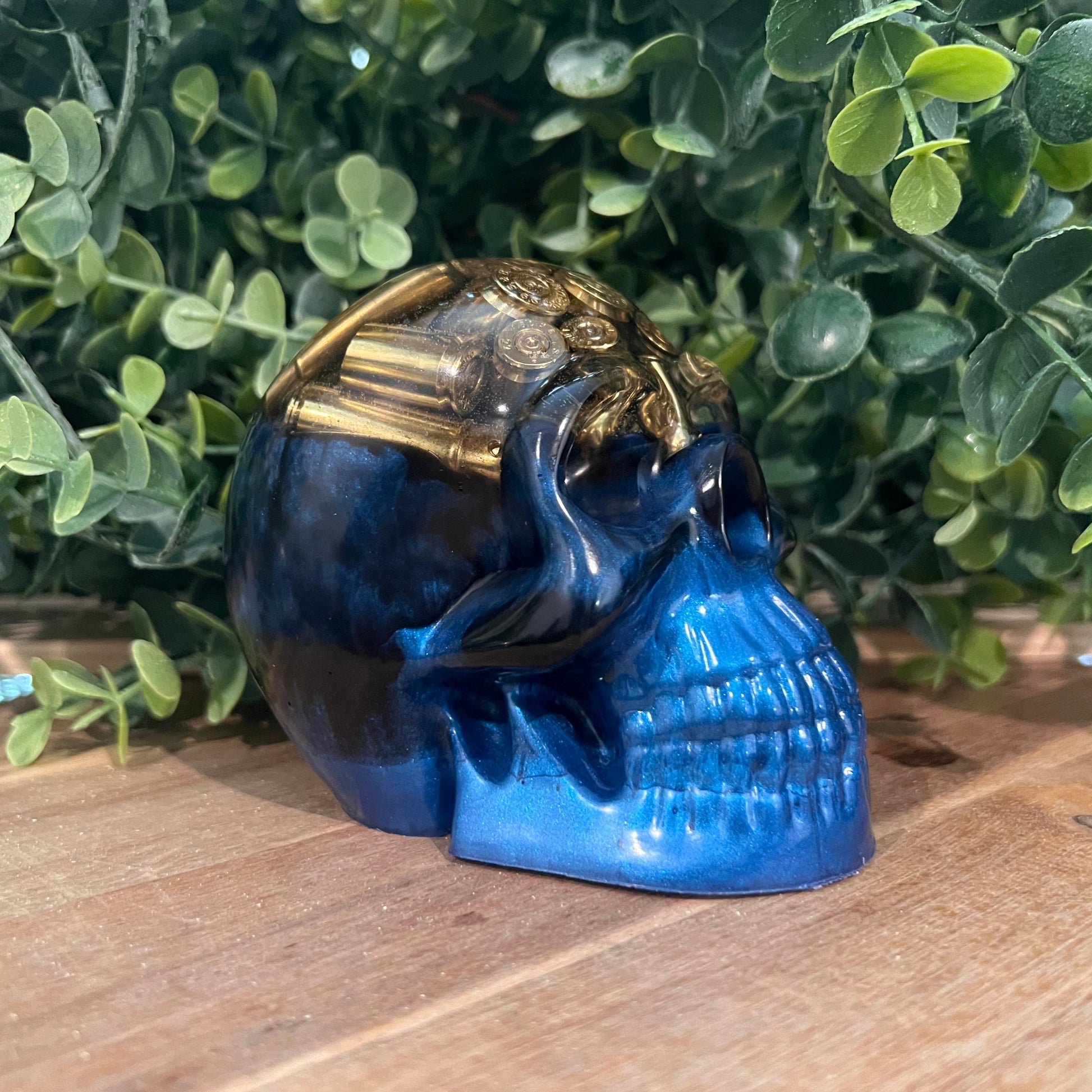 Blue and Black Skull - Up In Arms