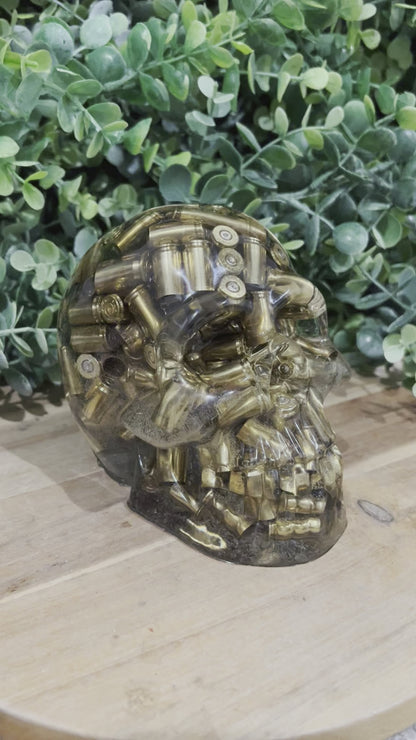 Blem Large Clear Bullet Skull