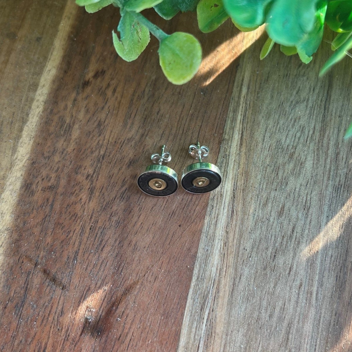 9mm Black Stud Bullet Earring - Up In Arms