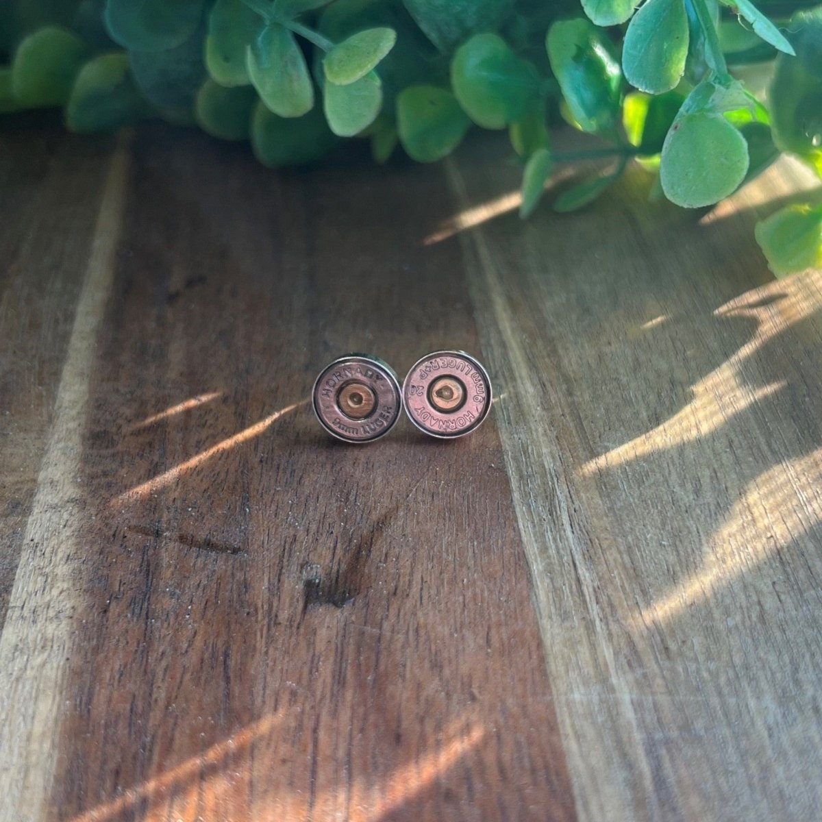 9mm Nickel Bullet Earring - Up In Arms