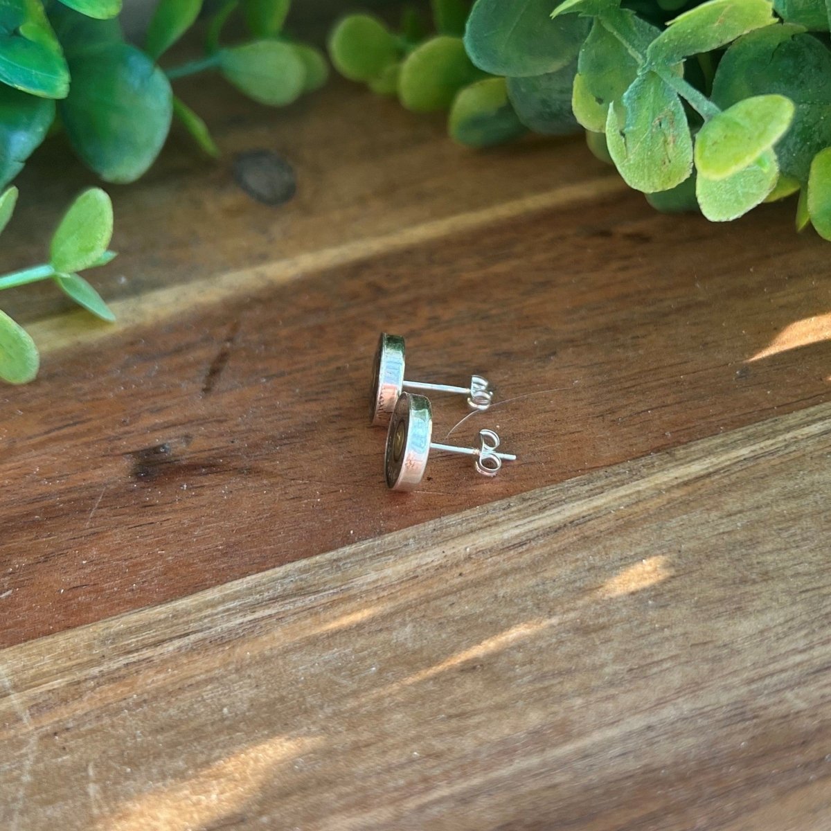 9mm Nickel Bullet Earring - Up In Arms